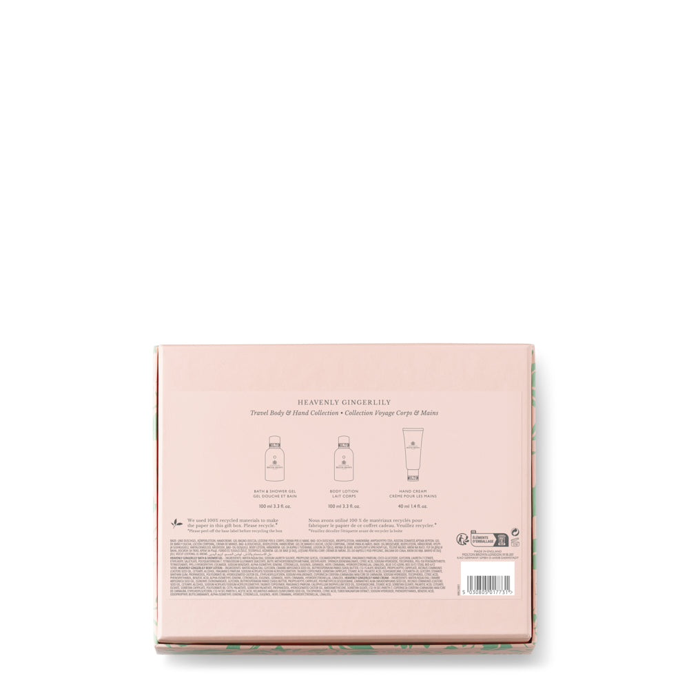 Heavenly Gingerlily Travel Body & Hand Gift Set