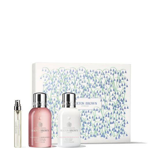 Delicious Rhubarb & Rose Travel Gift Set