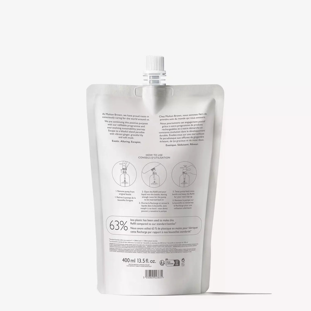 Heavenly Gingerlily Fine Liquid Hand Wash Refill 400ml