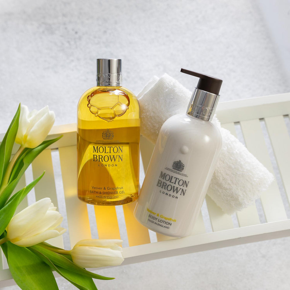 Vetiver & Grapefruit Shower Gel & Lotion Set
