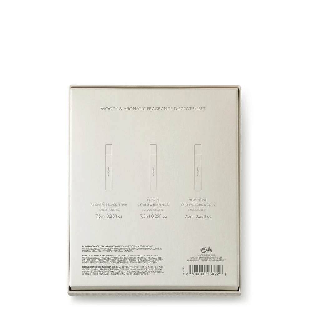 Woody & Aromatic Fragrance Discovery Set