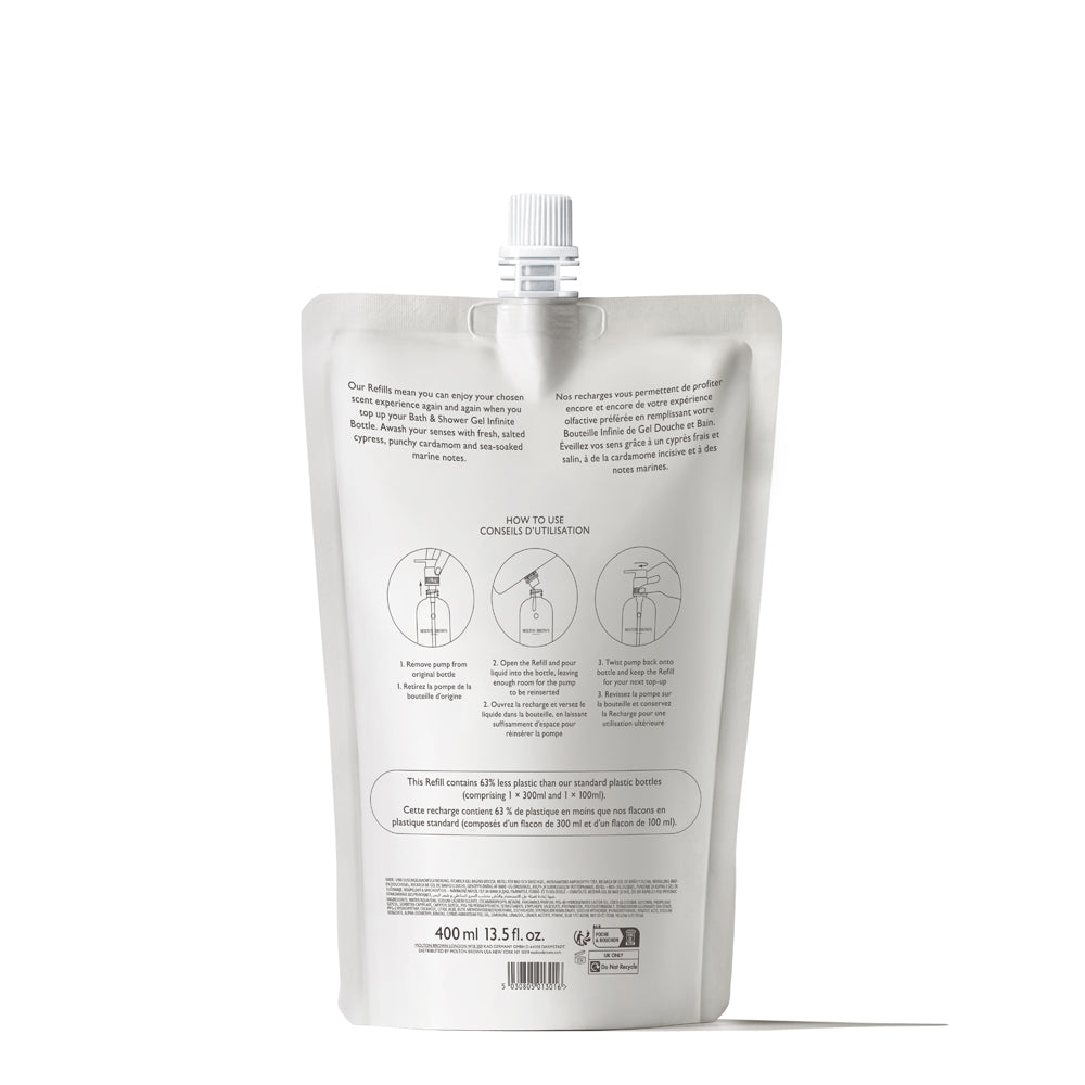 غسول الجسم كوستال سيبرس أند سي فينيل 400 مل