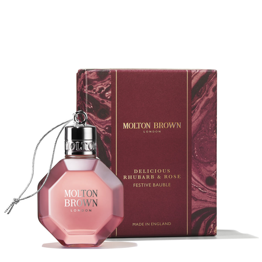 Delicious Rhubarb & Rose Shower Gel Bauble 75ml