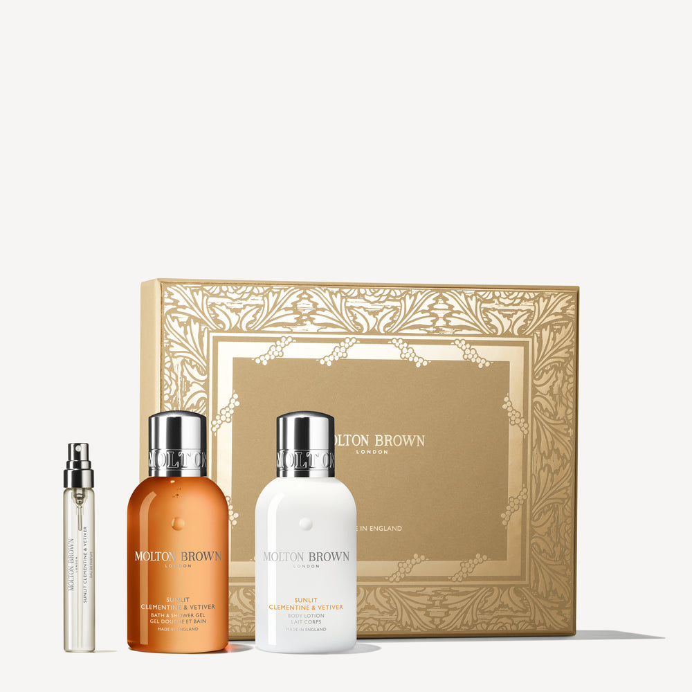 Sunlit Clementine & Vetiver Fragrance Layering Set