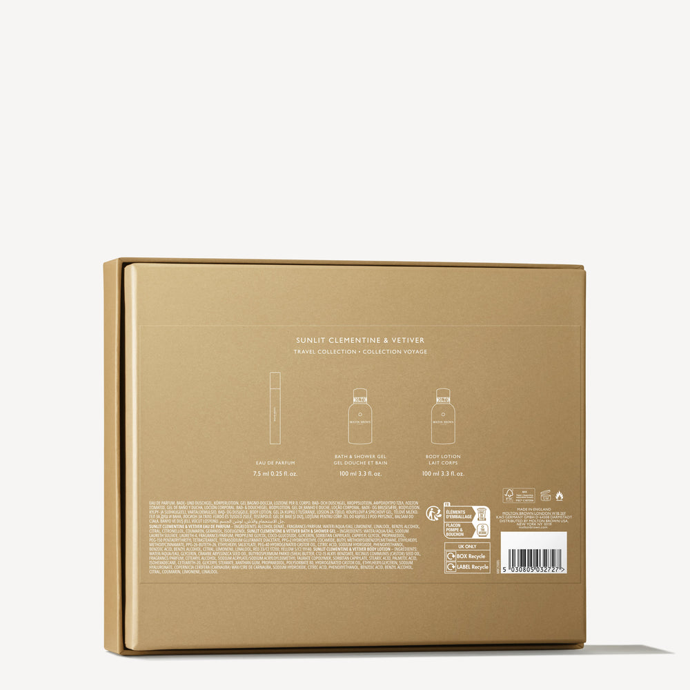 Sunlit Clementine & Vetiver Fragrance Layering Set