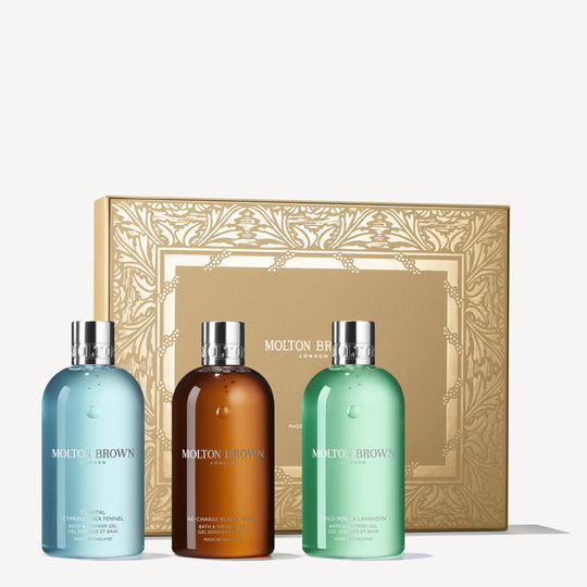 مجموعة العناية بالجسم الخشبية والعطرية