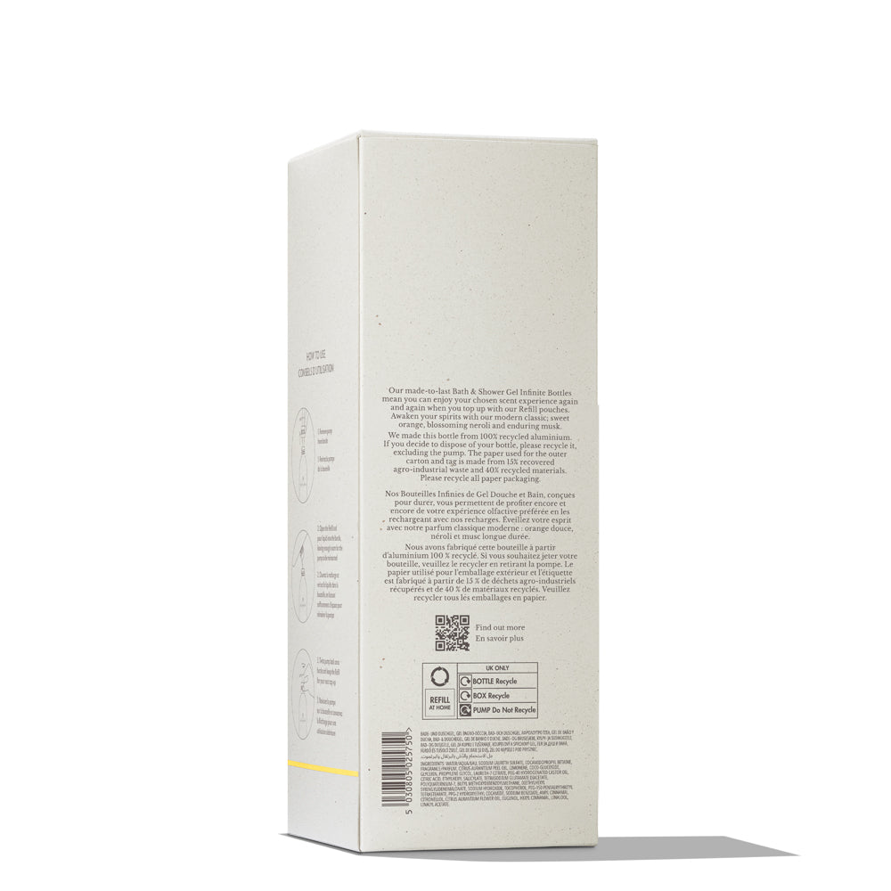 Orange & Bergamot Infinite Bottle 400ml